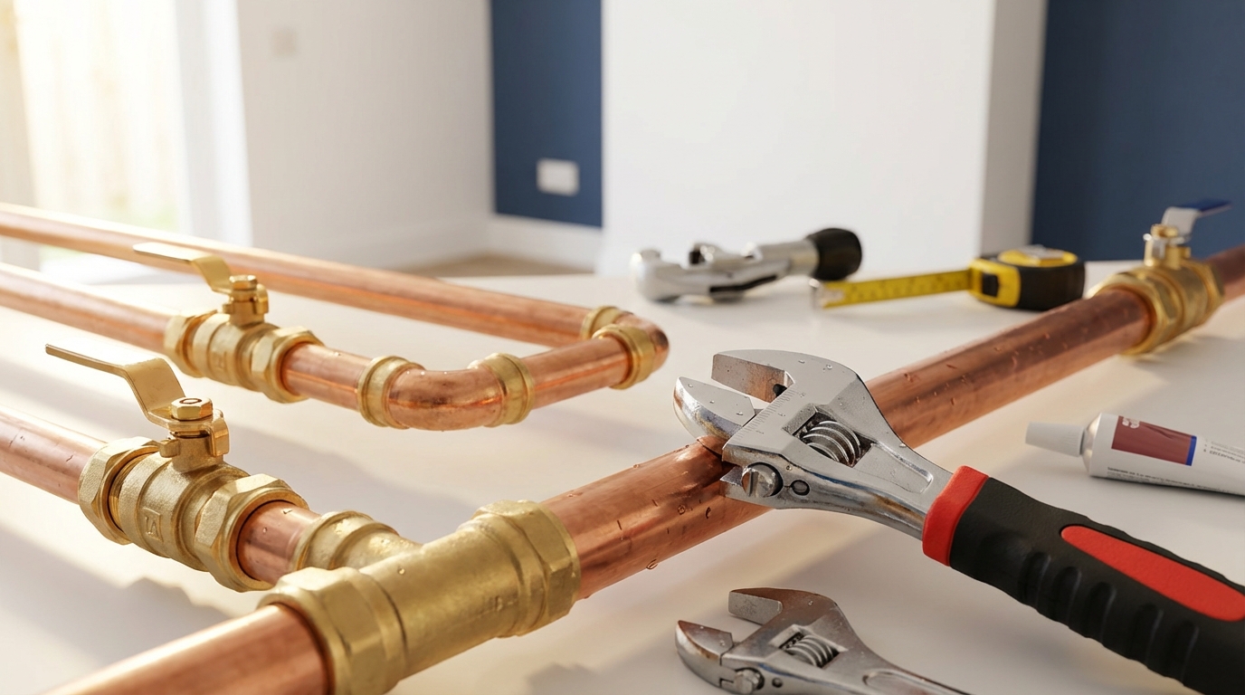 Professional plumbing work